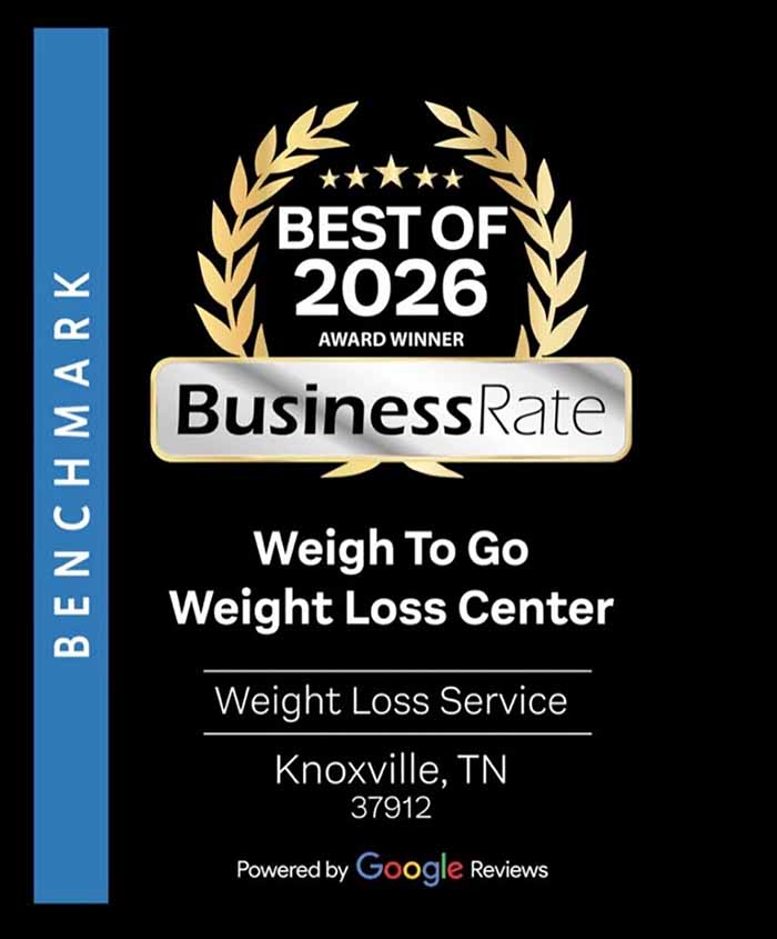Best of 2026 BusinessRate Award Winner - Weigh To Go Weight Loss Center Knoxville TN